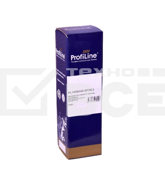 Струйный картридж PL-F6T81AE (№973XL) для принтеров HP PageWide Pro 452/477/P55250/P57750 с чернилами Cyan ProfiLine
