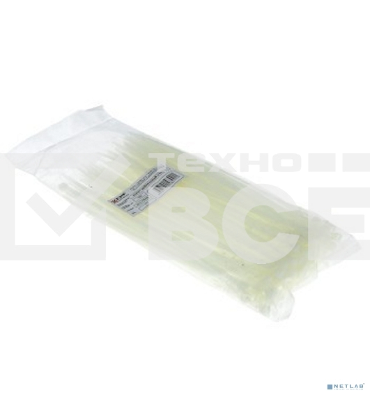 Хомут кабельный 2.5х100 нейл. бел. (уп.100шт) EKF plc-c-2.5x100