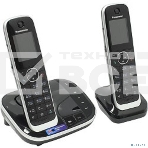 Телефон беспроводной (DECT) Panasonic KX-TGJ322RUB черный (труб. в компл.:2шт) автооветчик АОН, фото2