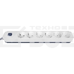 Сетевой фильтр Powercom SP-06W 1,8 м 1.8м (6 розеток) белый/серый (коробка), фото6