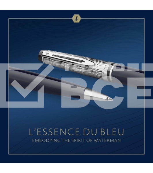 Ручка шариковая Waterman Expert L`Essence du Bleu (CW2166466) LaqBlue CT M син. черн. подар.кор.