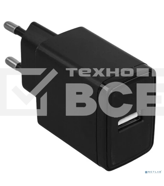Зарядное устройство Cablexpert MP3A-PC-57, 5Вт, 1А, 1хUSB, черный, пакет