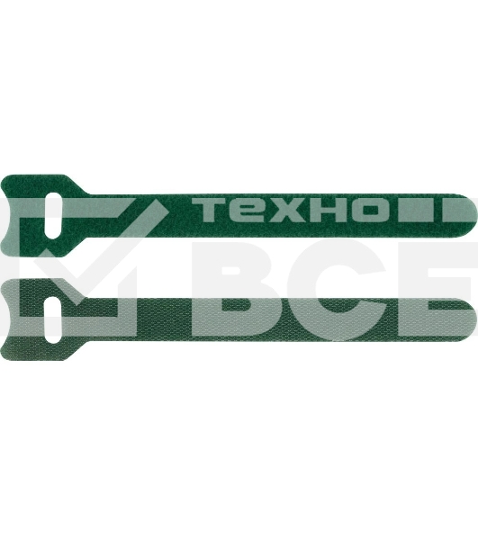 Хомут-липучка Lanmaster LAN-VCM180-GN 180x12мм (упак:20шт) нейлон/полиэтилен внутри помещений зеленый