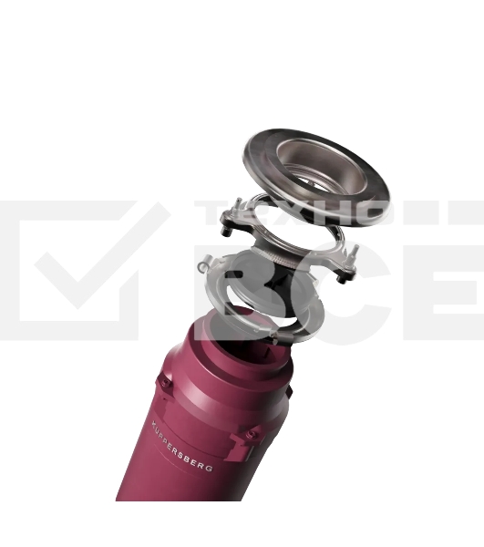 Измельчитель отходов Kuppersberg WSS 750 V, High-Tech, мощность 750 Вт, 3800-4200 об/мин, защита от перегрева, авто выключение, DC мотор, уровень шума 75 дБ, цвет винный