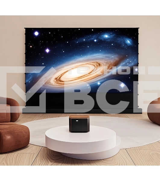 Экран Cactus 148x263см FloorRising CS-PSFRCLR-263X148 16:9 напольный рулонный черный (моторизованный привод)