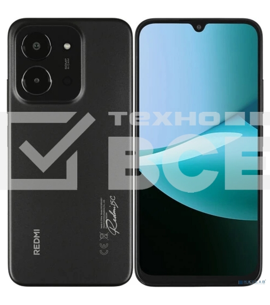 Смартфон Xiaomi Redmi 15C RU 4/256Gb черный
