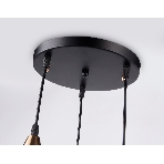 Светильник Ambrella light TR8435/3 BK/FGD черный/золото E27/3 max 40W D360*800, фото5