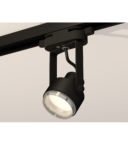 Светильник Ambrella light XT6602021 PBK/PSL черный полированный/серебро полированное MR16 GU10 (C6602, N6122)