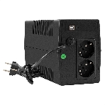 Источник бесперебойного питания ExeGate Smart LB-500.LCD.AVR.2SH.USB (500VA/300W, LCD, AVR, 2*Schuko, USB, батарея 12V 4.5Ah, Black), фото15