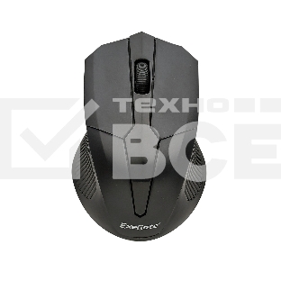 Мышь беспроводная ExeGate SR-9034 черный, 1600 dpi, радиоканал, USB, кнопки - 4