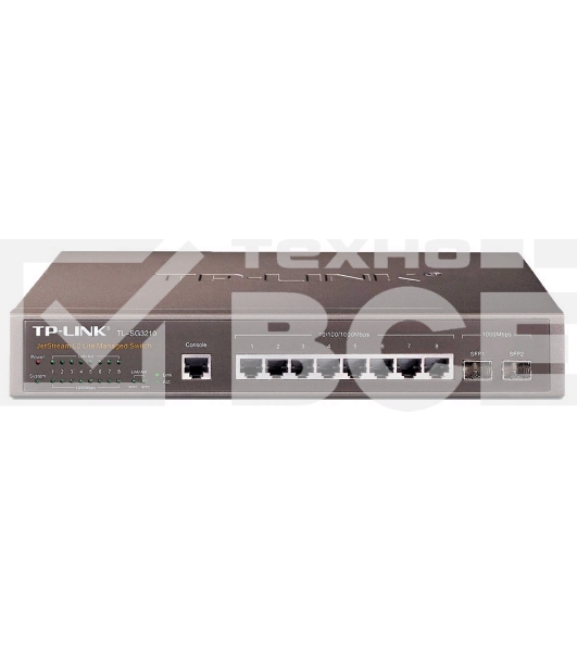 Коммутатор TP-Link SMB TL-SG3210 JetStream 8-Port Gigabit L2 Lite Managed Switch with 2 SFP Slots