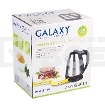 Чайник электрический Galaxy GL 0304, серый, металл, 2000 Вт, 1,8 л, съемный фильтр, шкала уровня воды, фото7