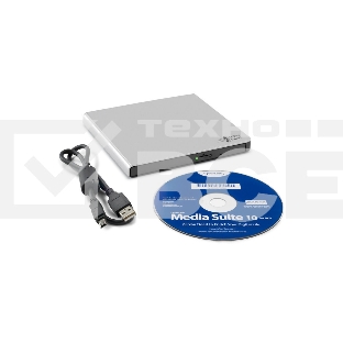 Привод DVD-RW LG GP57ES40 серебристый USB внешний