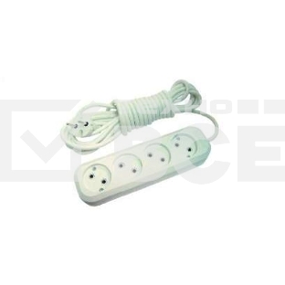 Удлинитель 4х5м без заземл. 10А IP20 Makel MGP144