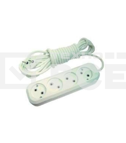 Удлинитель 4х5м без заземл. 10А IP20 Makel MGP144