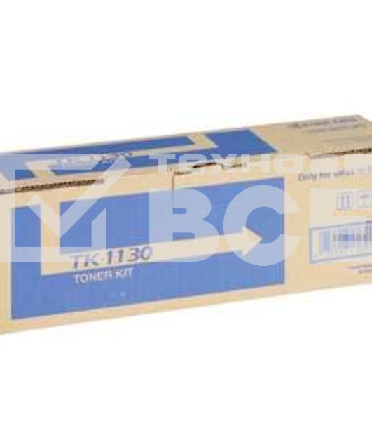 Картридж лазерный Kyocera TK-1130 (1T02MJ0NL0/1T02MJ0NLC) черный для FS-1030MFP/DP/1130MFP, M2030dn/PN/M2530dn 3000 стр.