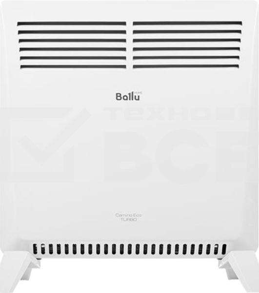 Конвектор Ballu Camino Eco Turbo BEC/EMT-1000 белый, 1000 Вт, 15 м2, термостат
