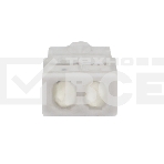 Экспресс-клемма с пастой Rexant СМК 2273-242, 2-проводная 0.5-2.5 мм², прозрачная, блистер (5 шт./уп.), фото 1