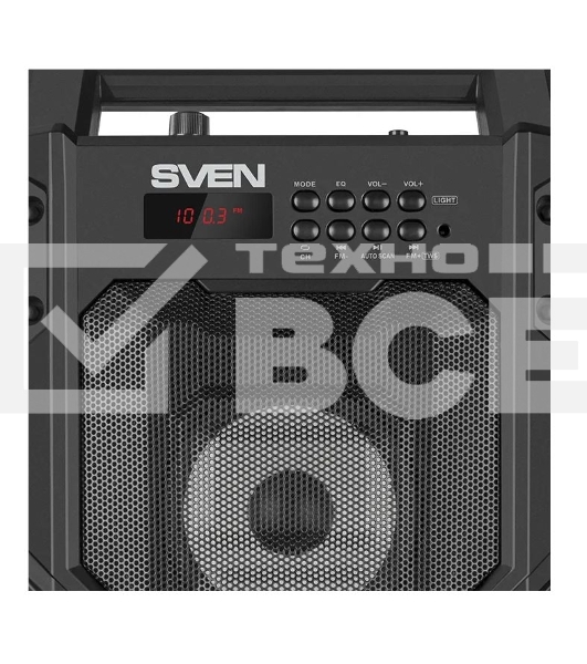 Мобильные колонки Sven PS-435 2.0  чёрные   Bluetooth