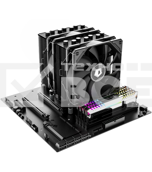 Кулер ID-COOLING SE-207-XT ADVANCED черный 120мм алюминий+медь 1800rpm 35db 4-pin 280W 154мм