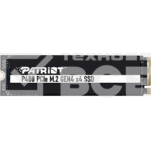Накопитель SSD Patriot P400, 2Tb, PCIe 4.0 x4, M.2 2280, NVMe, R/W 7000/4800, с радиатором