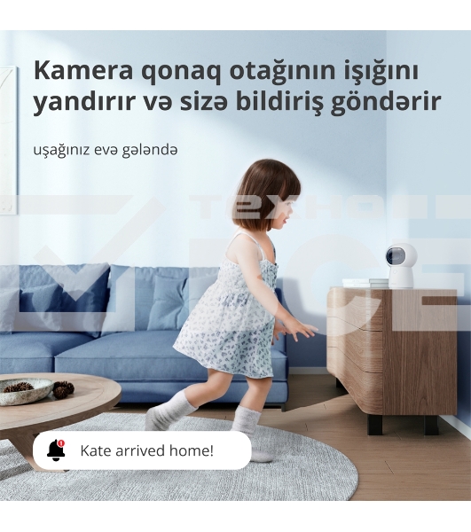 Камера AQARA Camera Hub G3/Камера+ управления/Управление жестами/Камера 360/2K 2304х1296p/Протокол связи:Zigbee/WiFi/Питание:USB-C/ Цвет белый CH-H03