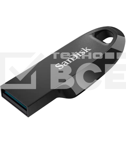 Флеш диск 128GB SanDisk CZ550 Ultra Curve, USB 3.2 черный