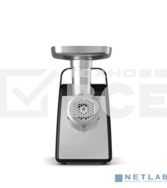 Мясорубка электрическая Moulinex ME558810 черный, 2200 Вт, 3.9 кг/мин, реверс, насадки - 8