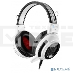 Наушники с микрофоном Oklick HS-G300 белый/черный 2.5м мониторы, фото4