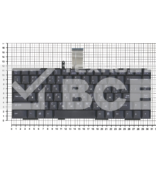 Клавиатура для ноутбука Sony Unit FX черная