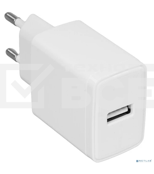 Зарядное устройство Cablexpert MP3A-PC-56, 5Вт, 1А, 1хUSB, белый, пакет