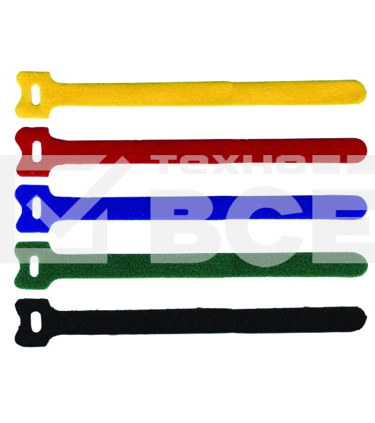 Хомут-липучка Lanmaster LAN-VCM180-GN 180x12мм (упак:20шт) нейлон/полиэтилен внутри помещений зеленый