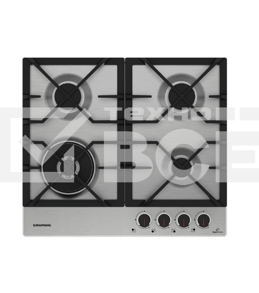 Газовая варочная панель GRUNDIG GIGA 6234260 XE нержавеющая сталь