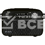 Радиоприёмник SVEN SRP-505 (4 Вт, FM/AM/SW, USB, SD/microSD, Bluetooth, 1200 мАч)черный, фото4