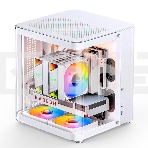 Корпус без блока питания JONSBO TK-1, Mini-Tower, TG, no fan, 1xUSB-A 3.2 + 1xUSB-C 3.2, mATX, mITX White, фото17