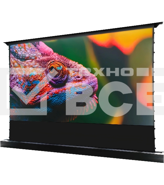 Экран Cactus 148x263см FloorRising CS-PSFRCLR-263X148 16:9 напольный рулонный черный (моторизованный привод)