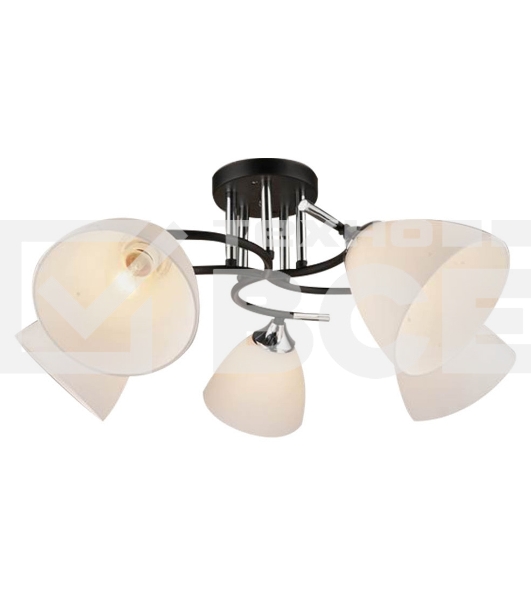 Люстра Hiper Vega H157-2 потолоч. черный/хром