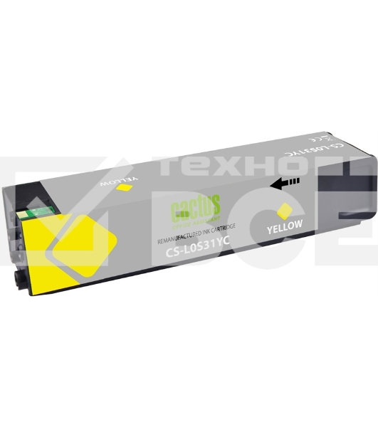 Картридж струйный Cactus CS-L0S31YC 976YC желтый (245мл) для HP PageWide P55250dw/P57750dw MFP Managed