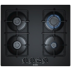 Поверхность газовая Bosch PNP6B6K40 Газ, 4.5х59x52 см, закаленное стекло, 4 конфорки, газ-контроль, автоподжиг, черный, фото7