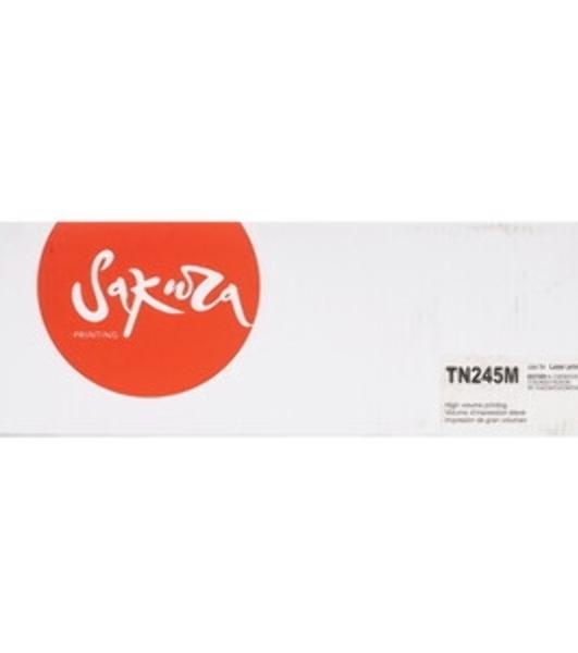 Картридж лазерный Sakura TN245М для Brother HL-3140/3150/3170, DCP-9020, MFC-9140/9330/9340, пурпурный, 2 200к.