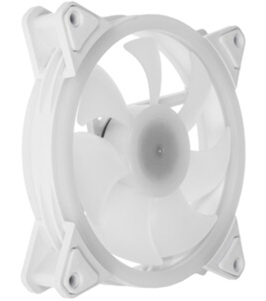 Вентилятор для корпуса Bloody BD-CF120ARGb4 ARGb белый, 120 мм, 1600 об/мин, 26 дБ, 4 pin