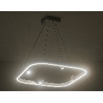 Подвесной светодиодный светильник Ambrella light FL5802/1+4 WH белый 50W 3000K/4200K/6400K 600*600*1200 (без ПДУ), фото4
