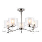 Люстра Ambrella light LH57001/5 SN/FR никель/белый матовый E14/5 max 40W D690*390, фото7