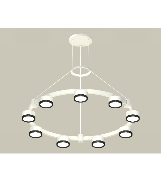 Светильник Ambrella light XR92031801/9 SWH/PBK белый песок/черный полированный GX53 (A9203, C9241, N8113)