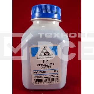 Тонер HP CP2020/2025/CM2320 Cyan, (фл.80г.) AQC фас. Россия