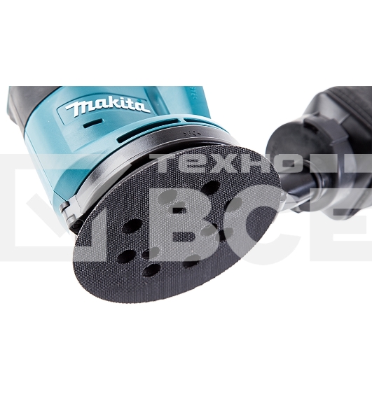 Машинка эксцентриковая MAKITA DBO180Z 18В LiIon ф125мм 7000/9500/11000об/мин ампл.2.8мм 1.7кг