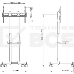 Подставка для телевизора Arm Media PT-STAND-7 черный 32