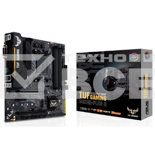 Материнская плата ASUS TUF GAMING B450M-PLUS II, AM4, AMD B450, 4xDDR4, 6xSATA, 1xM.2, 1xPCI-E 3.0 x16, 1xPCI-E 2.0 x16, 1xPCI-E x1, 1xHDMI, 1xDVI-D, 1x 1Gb LAN, 2xUSB-A 3.2 Gen 1, 1xUSB-A 3.2 Gen 2, 2xUSB-A 2.0, 1xUSB-C 3.2 Gen 1, 3x3.5 мм, 7.1, Micro-AT