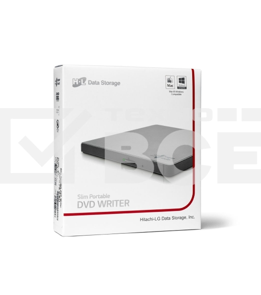 Привод DVD-RW LG GP57ES40 серебристый USB внешний