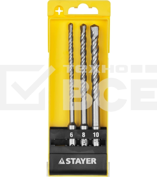 Набор буров по бетону STAYER 